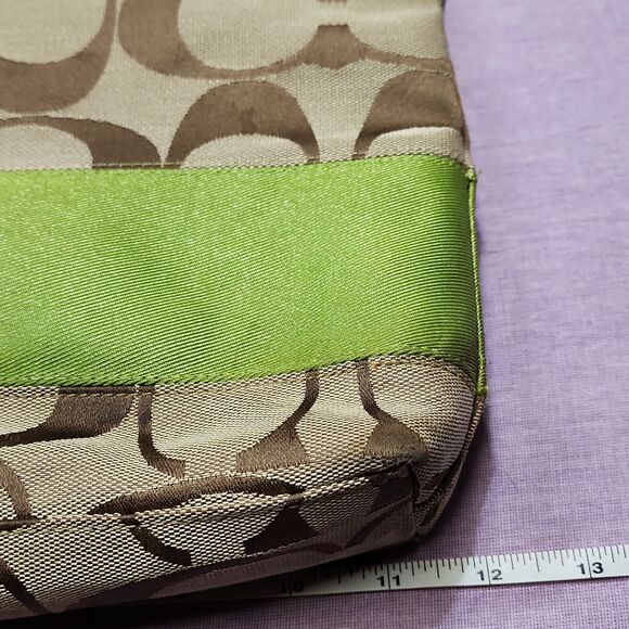 Coach Signature Stripe Canvas bag - Picture 10 of 12
